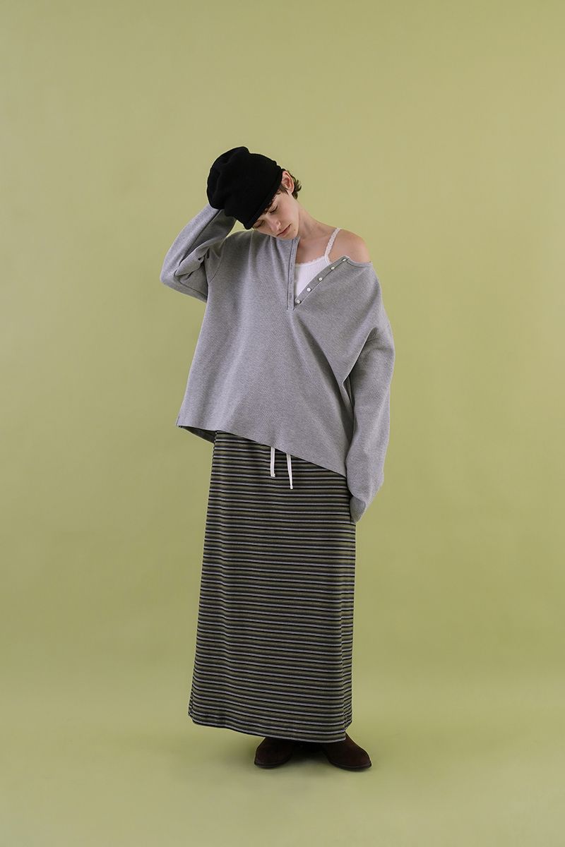 String long skirt_stripe
