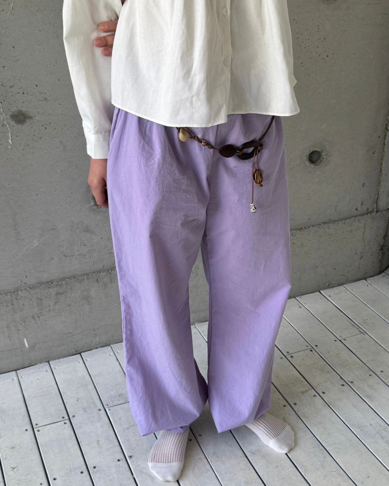 Color Button Pants