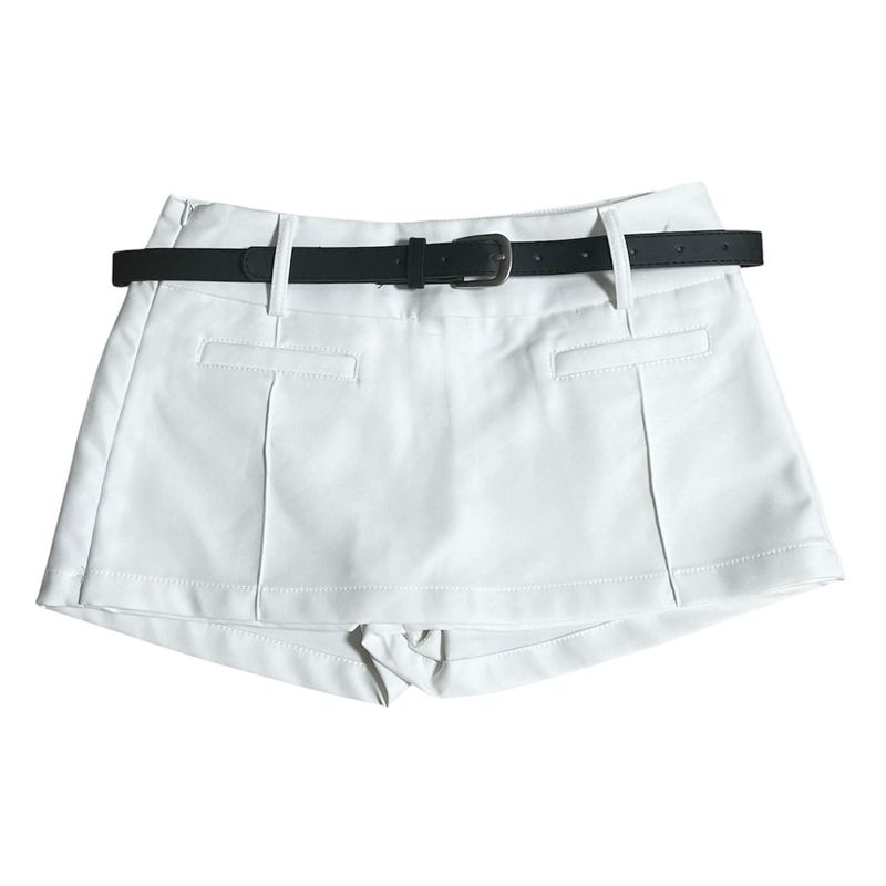 Belt line skirt pants