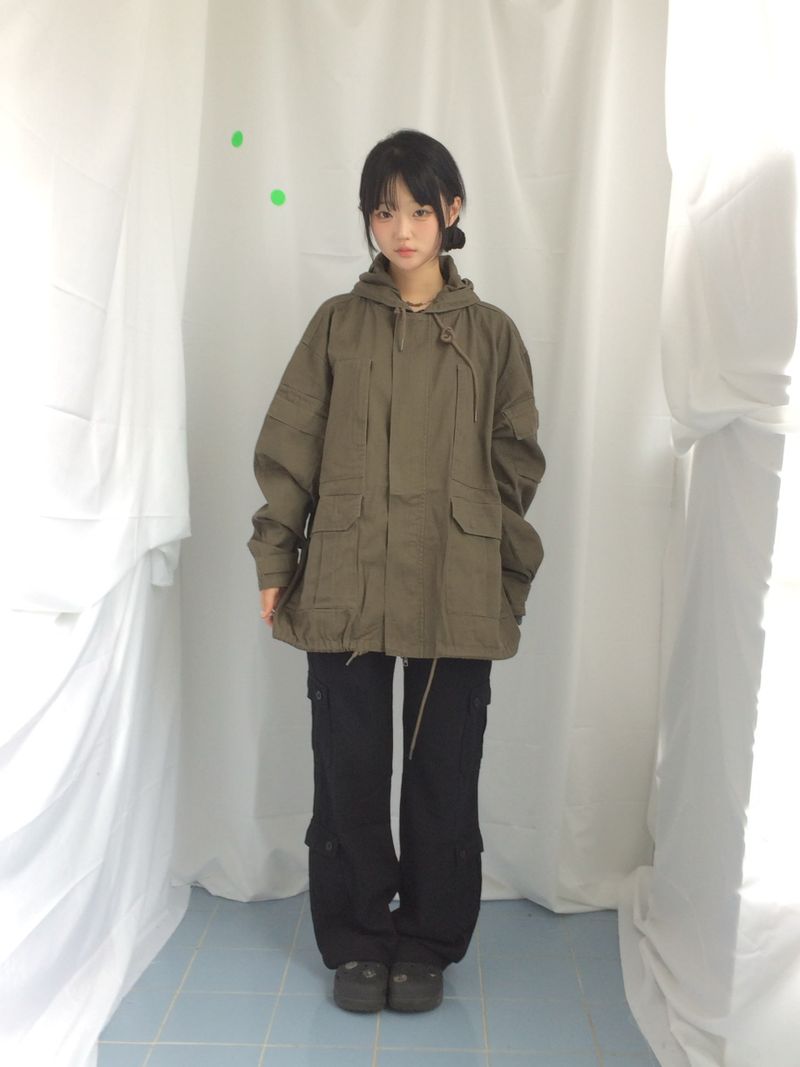 Vintage Pocket Half Bomber Jacket