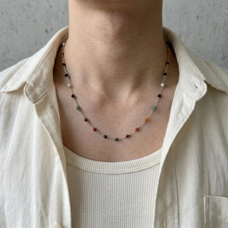 FADE MEET（フェードミート）の「Mosaic Chain Necklace（Accessories）」