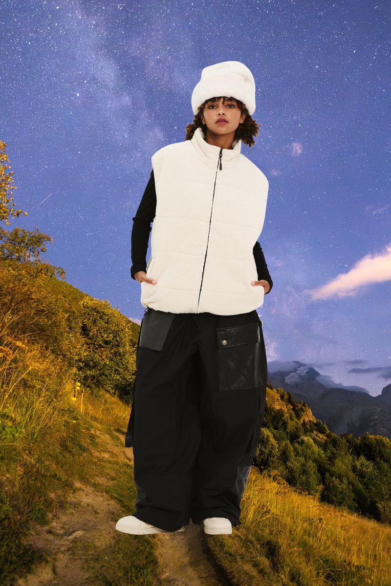 10 POCKET SUPER WIDE VENTILATION PANTS BLACK