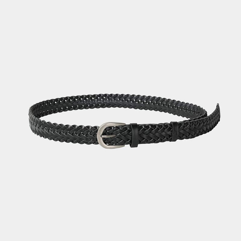 ASCLO Key Ring Weave Leather Belt (2color)