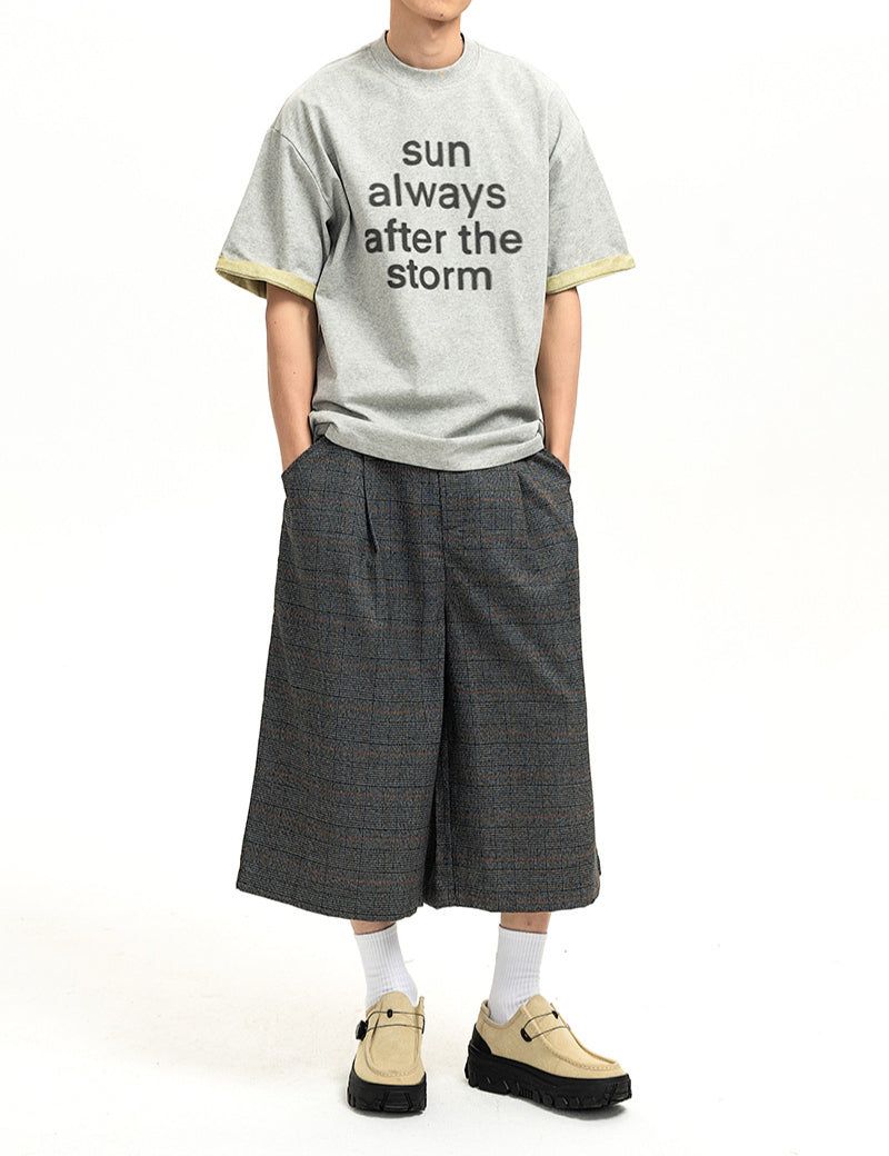 Sawyer Contrast Lettering Tee