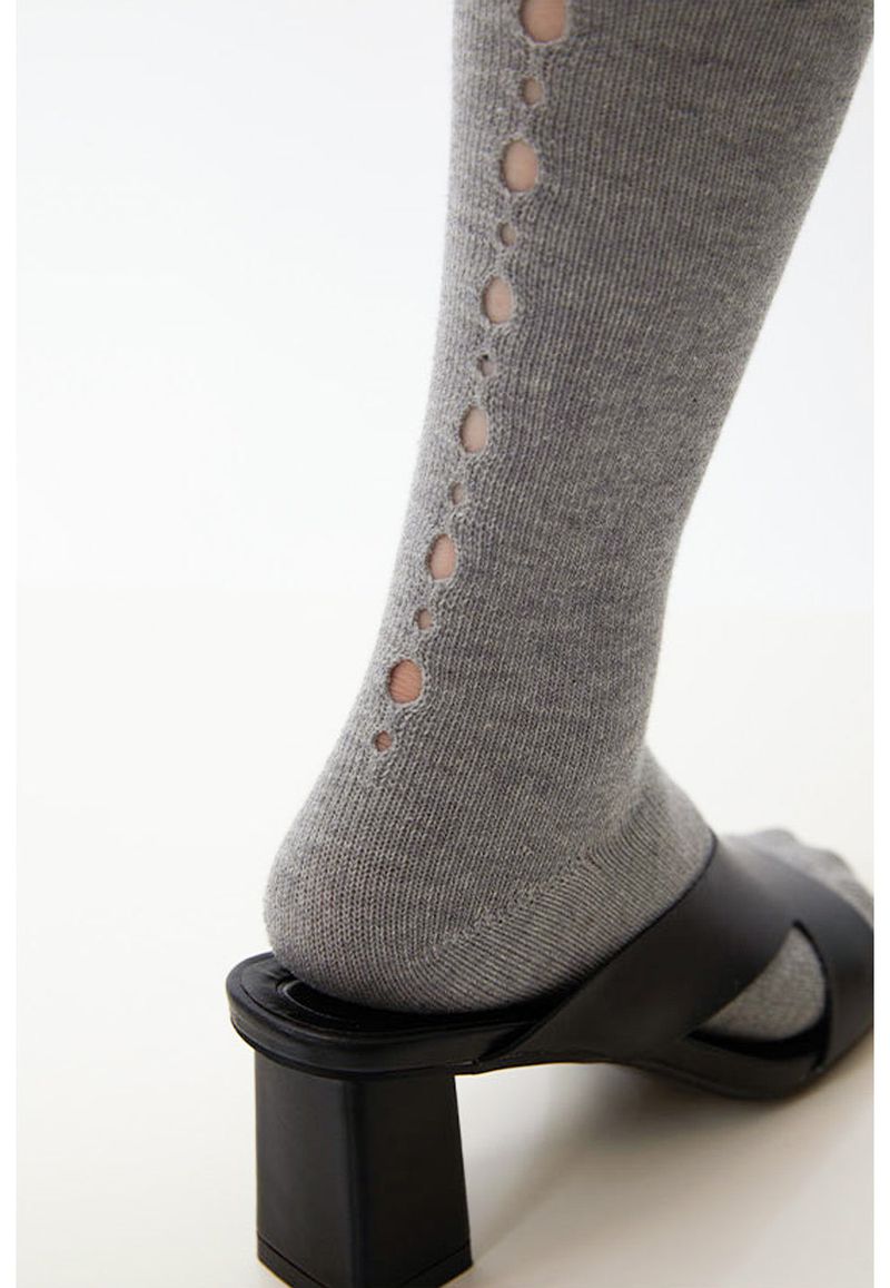 hole knee socks (4 color)