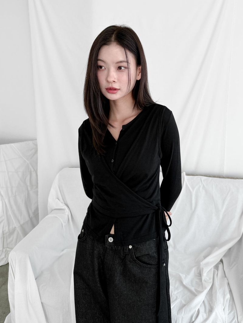  WRAP STRAP CARDIGAN