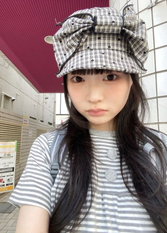 myorang（ミョラン）の「ハートリボンキャップ（2color）（Hats）」