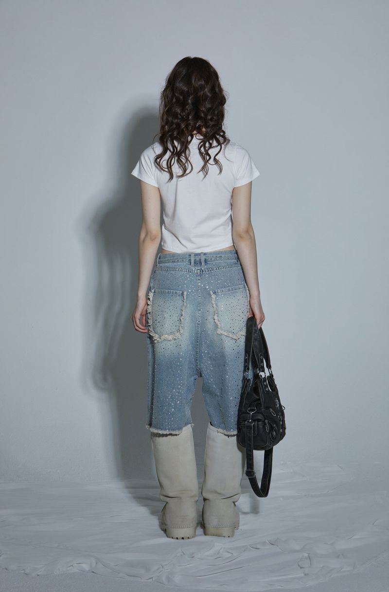 DIA BERMUDA PANTS -LIGHT BLUE