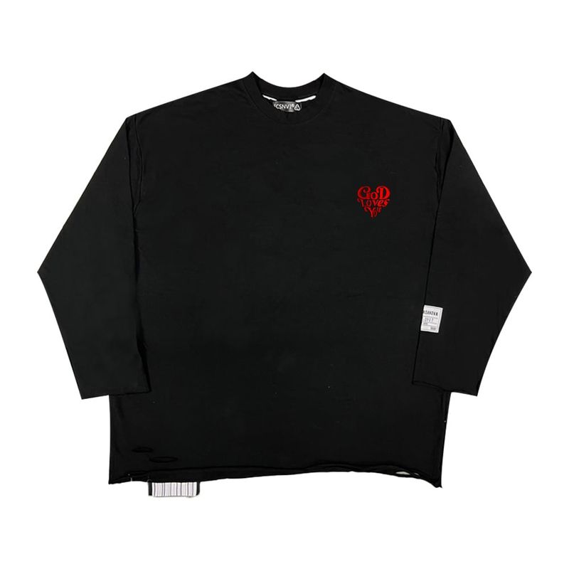 MAISONCASANOVA（メゾンカサノバ）の「God Loves You Damage Long Sleeve（Tops）」