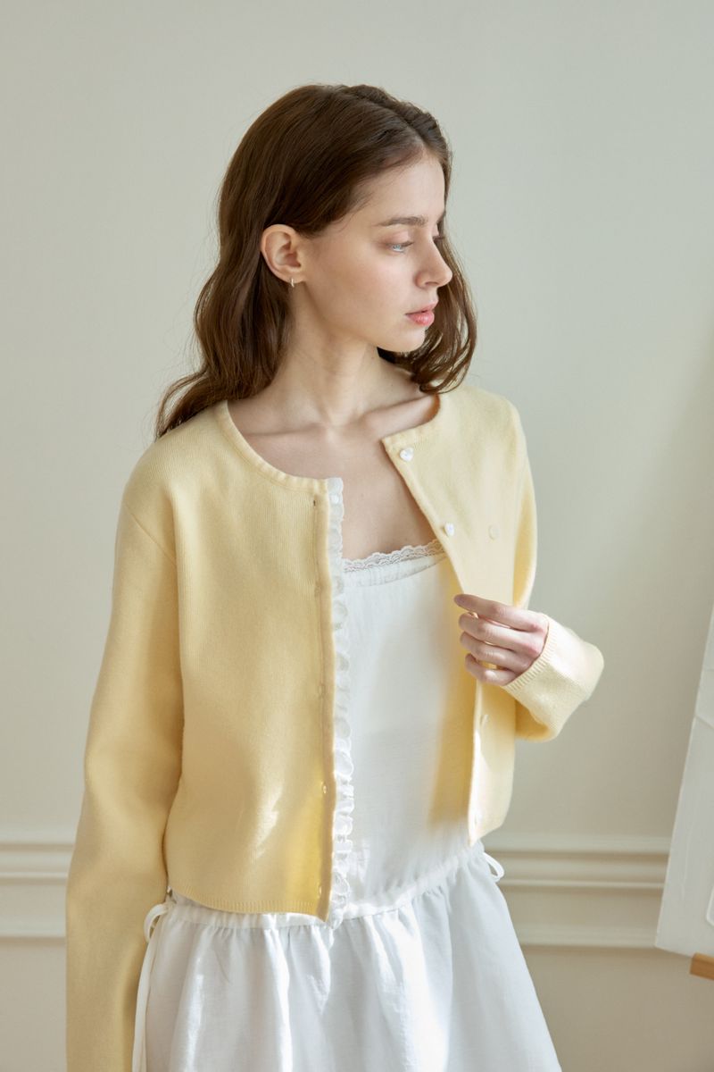 PINK PINEAPPLE（ピンクパイナップル）の「MELLOW KNIT CARDIGAN（Tops）」