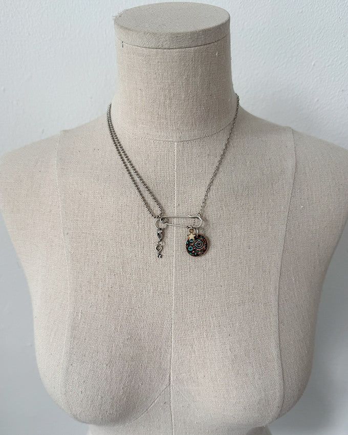 [MADE] BLUE COIN NECKLACE