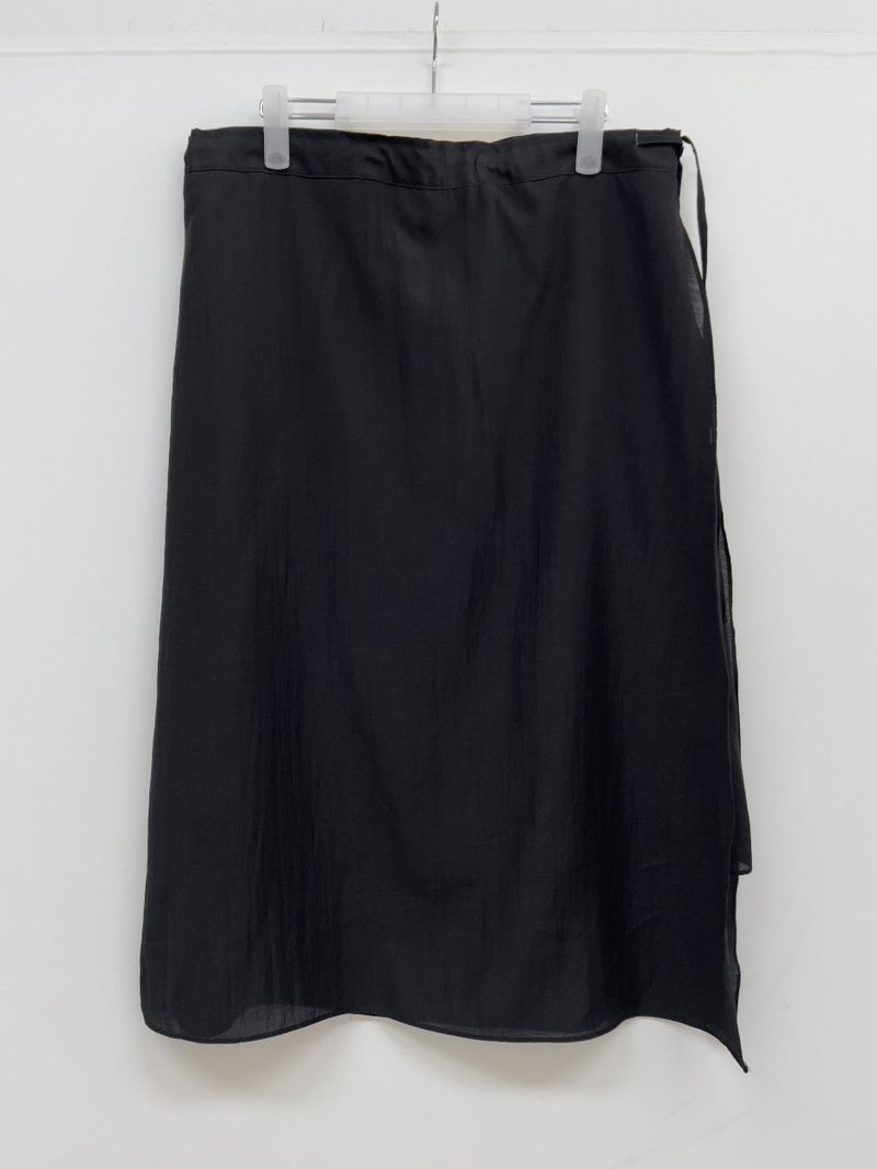 Radi Chiffon Layered Wrap Skirt