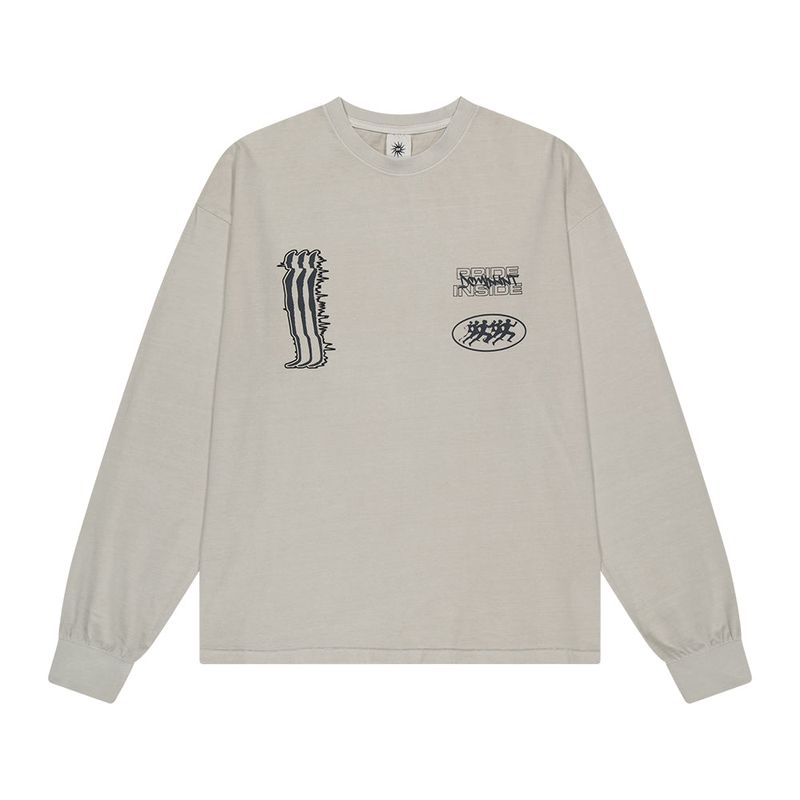 dominant（ドミナント）の「[16s Cotton]RP Pigment Washing Long Sleeve_Milk（Tops）」