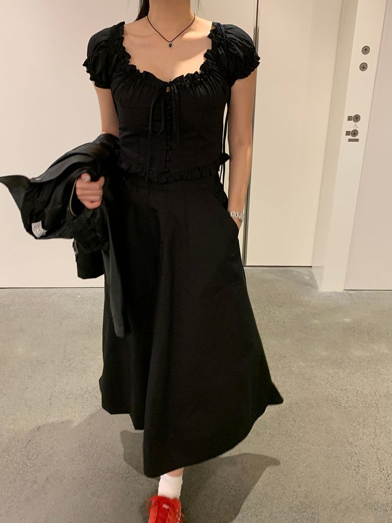 [MADE] POUTO COTTON LONG SKIRT