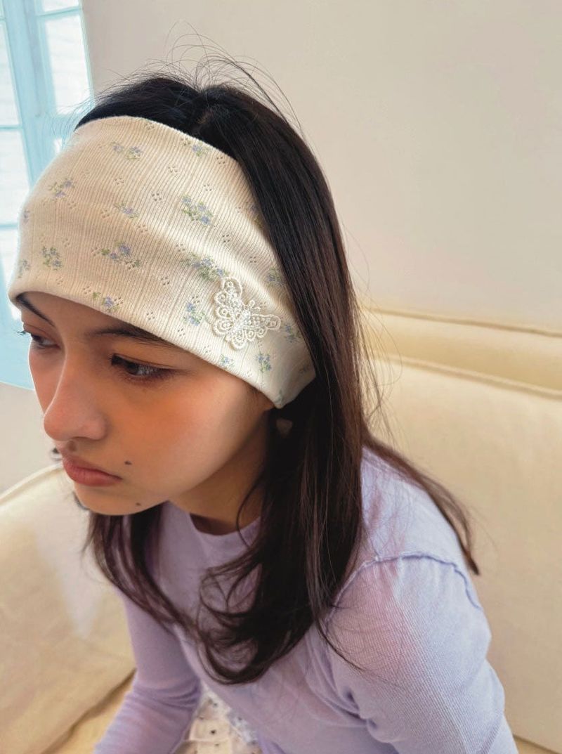 Bebe flower headband_2colors