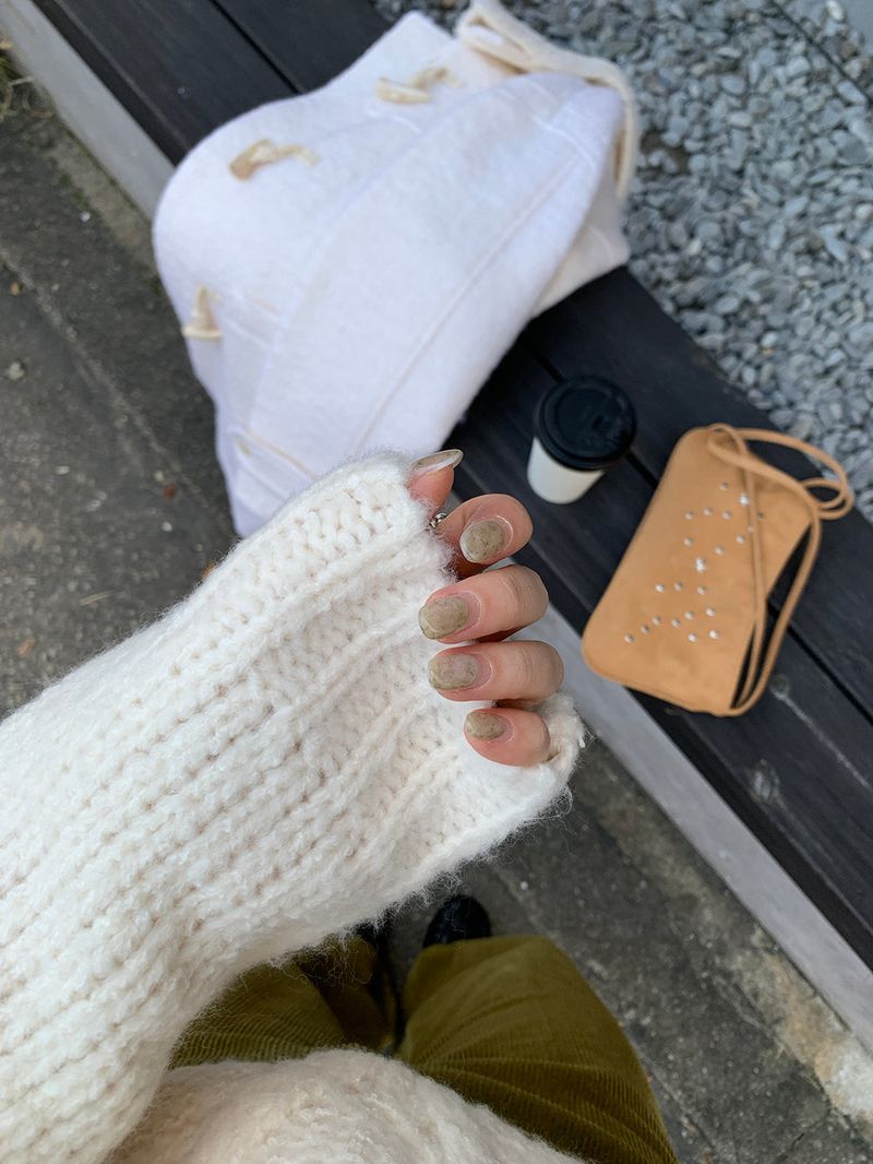 [MADE] MUHR HIGH-NECK CABLE KNIT