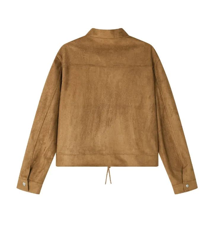 Aaron Suede Crop Jacket