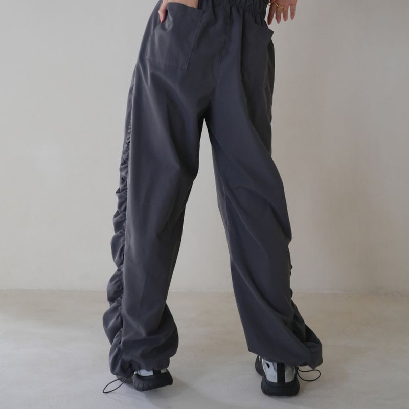 side frill pants