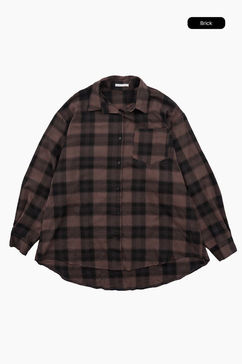Haze over check shirt