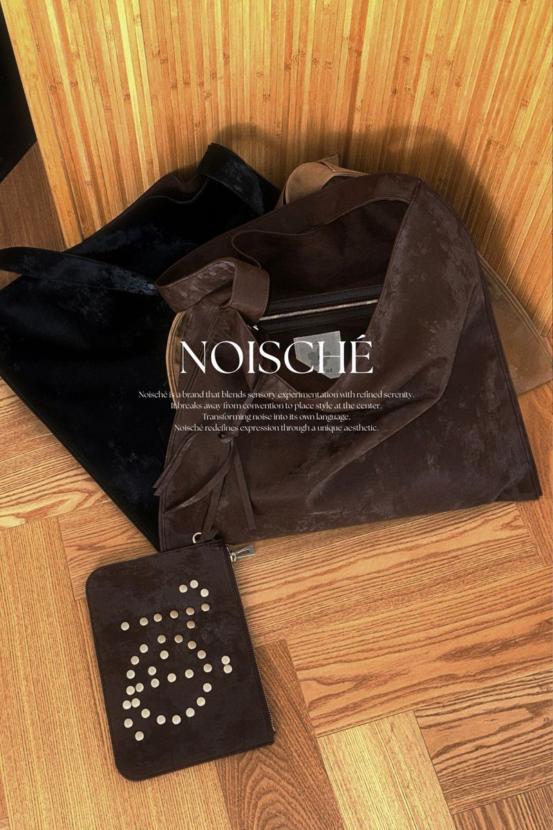 NOISCHE（ノイシ）の「メイド_ハロスクエアバッグ (Large)/ブラウン（バッグ）」