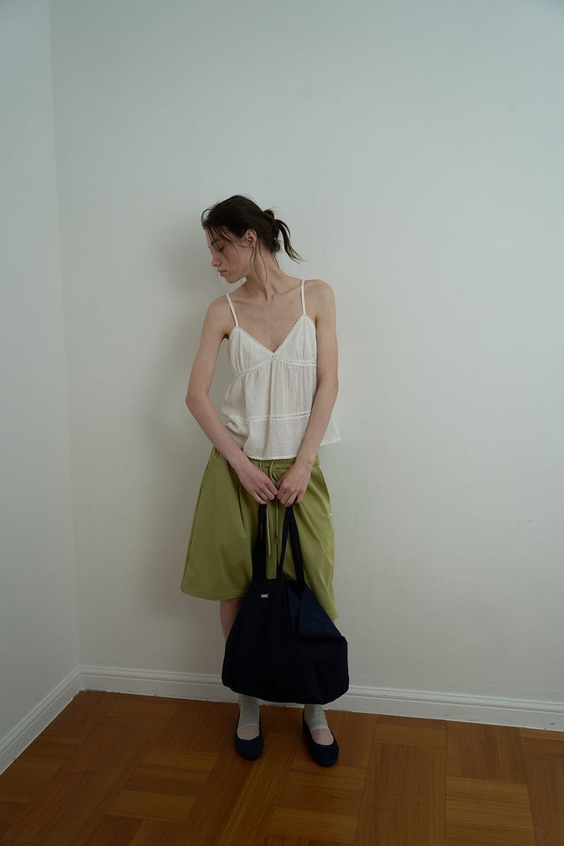 Marine lace sleeveless