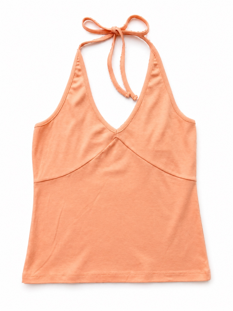 halter neck sleeveless top