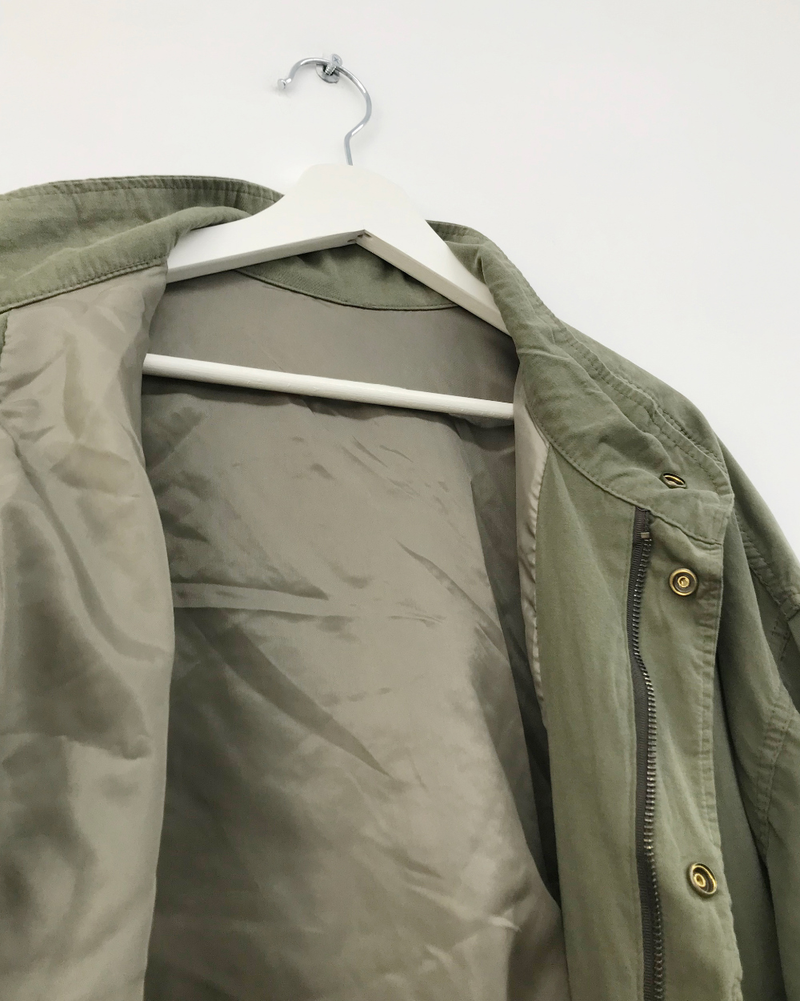 Bell half-neck peach field jacket (4color)