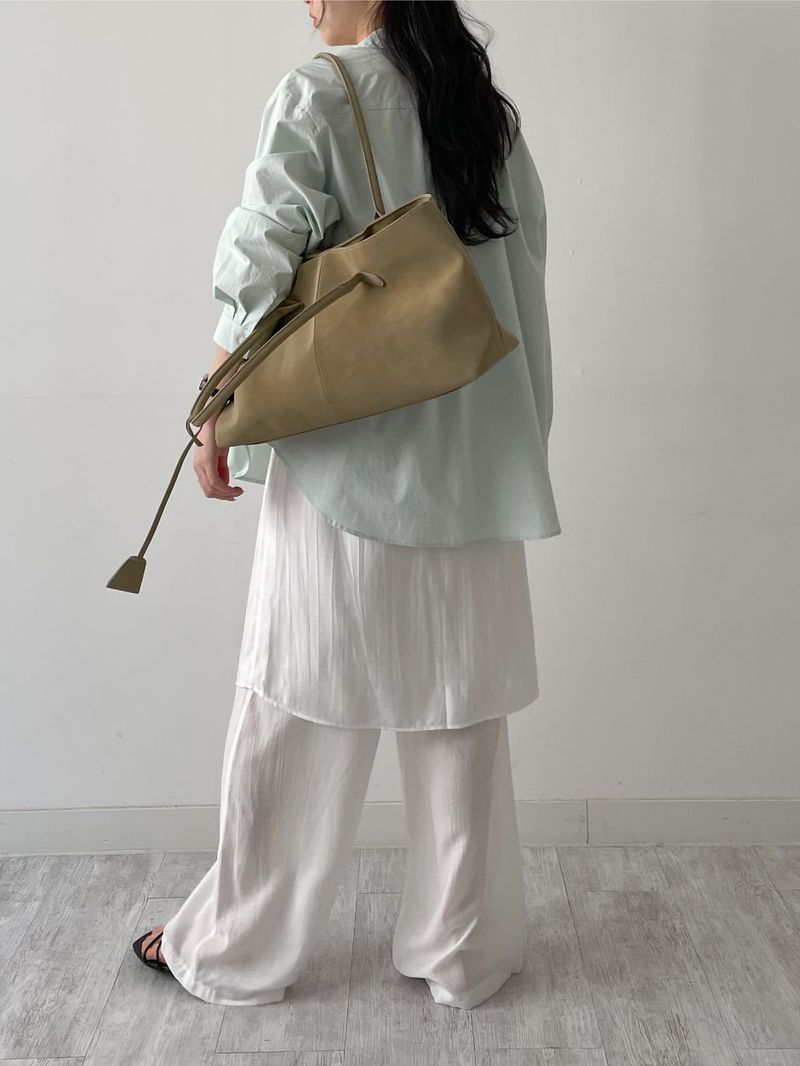 Wrinkle Wrap Layered Banding Pants