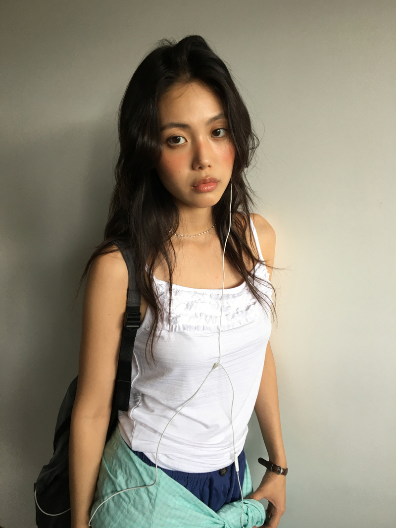 DUGGY(ダギー)の「Roy Shirred Flutter Sleeveless (3color)(Tops)」