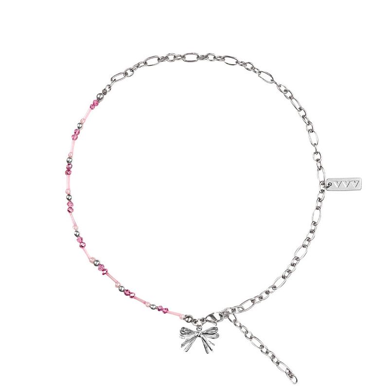 VVV（ブイブイブイ）の「リボンスターチェーンドロップサージカルネックレス（アクセサリー）」