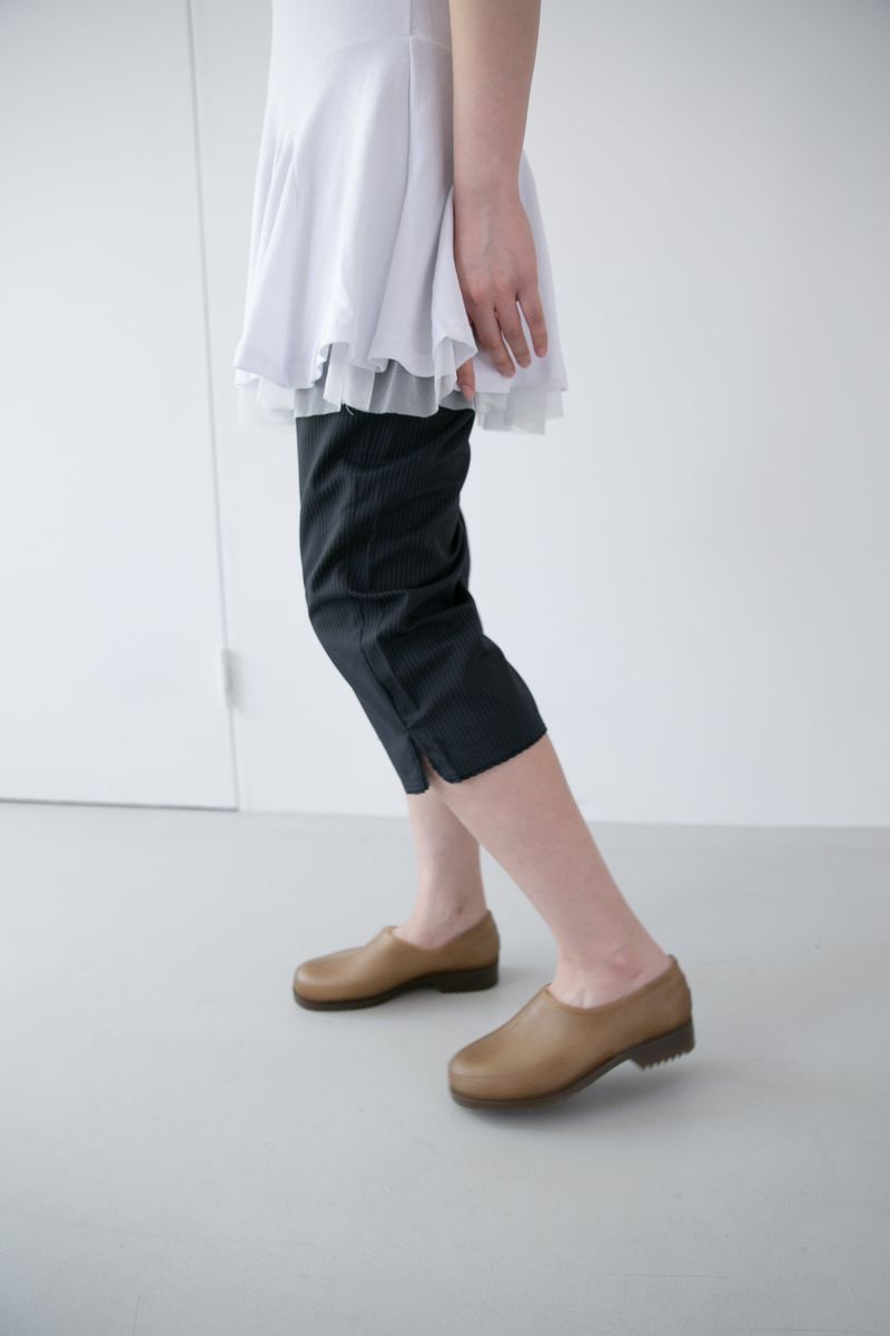 stripe low-waist capri pants(2colors)