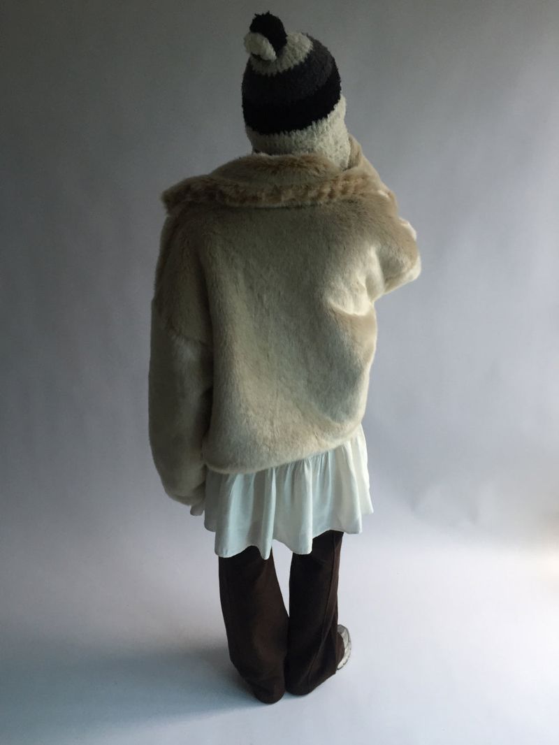 Eco fur jacket