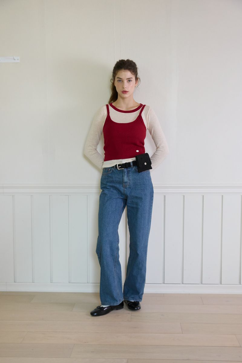 COZY BUSTIER TOP SET (2 COLORS)
