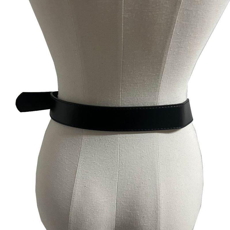 Cynical Leather Keychain Mini Pocket Belt (Black)