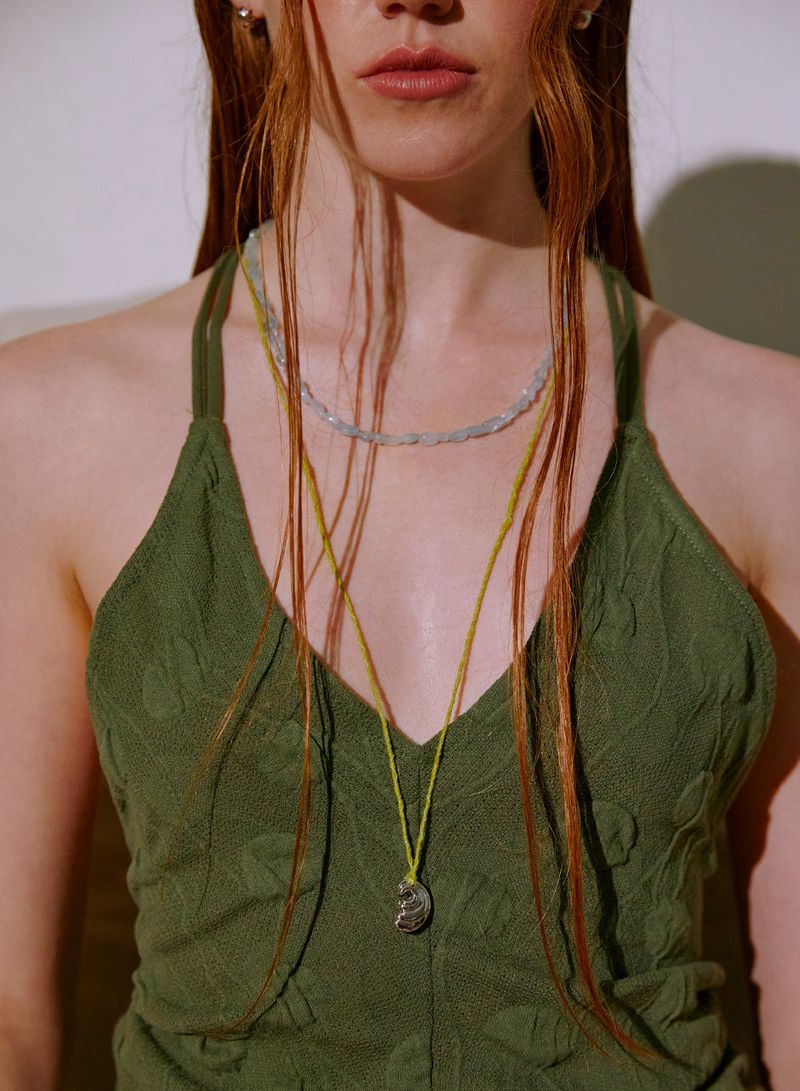 Shell Necklace (Green)
