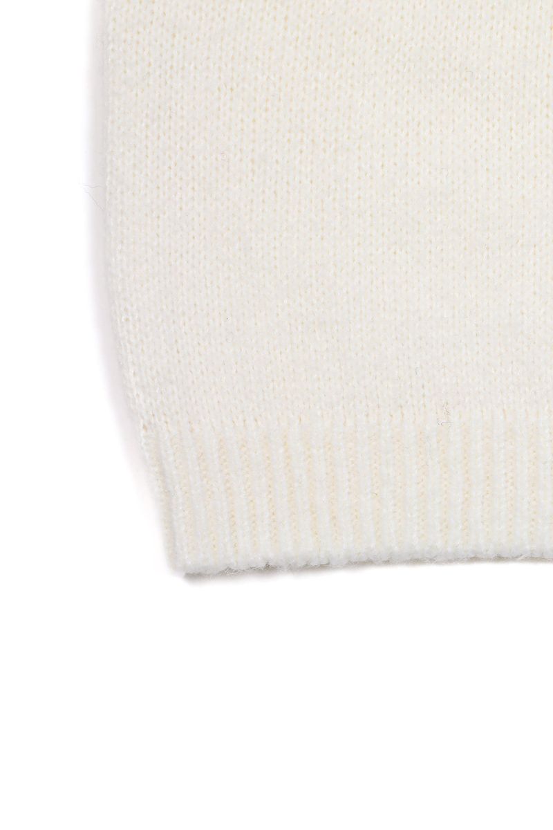 Mini Flower Short Knit [Ivory]