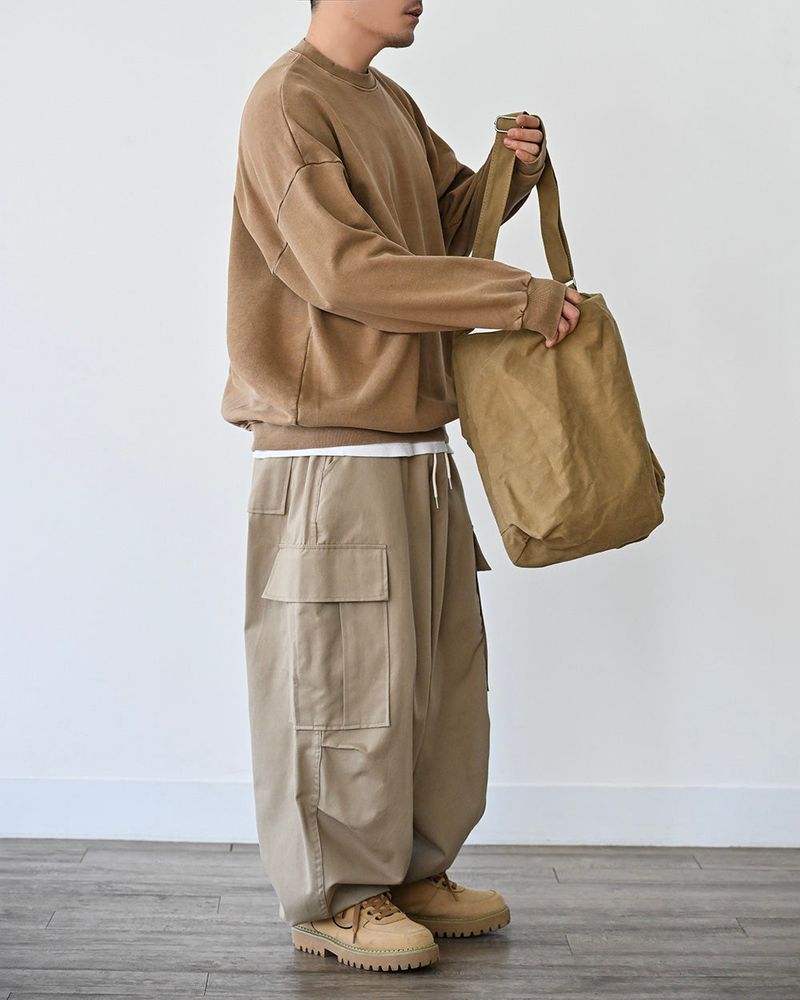 SIO WIDE CARGO PANTS BG