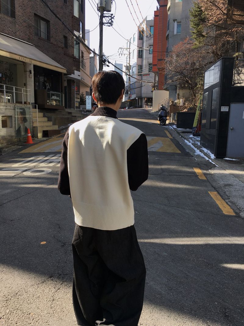 Portland 97 Color Block Knit Zip-Up 2C