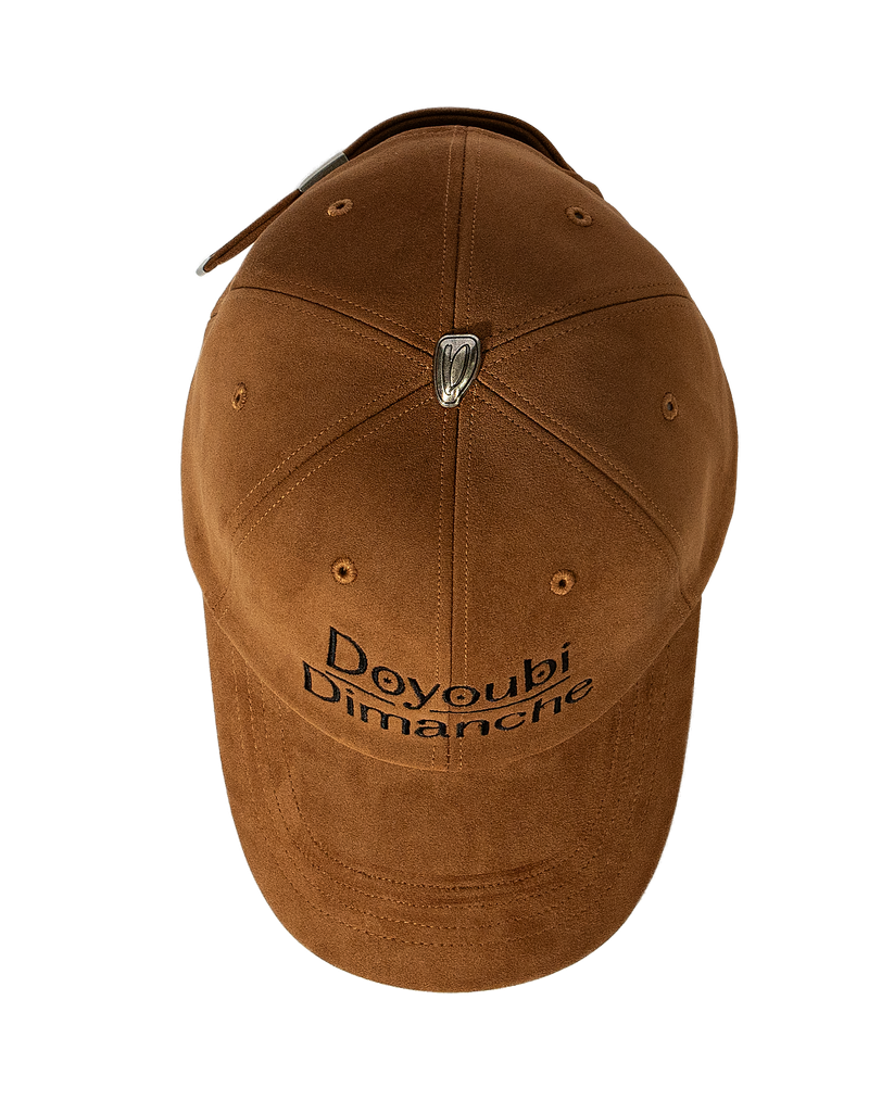 [MADE] Dimanche Signature Flash heart star suede cap [Brown]