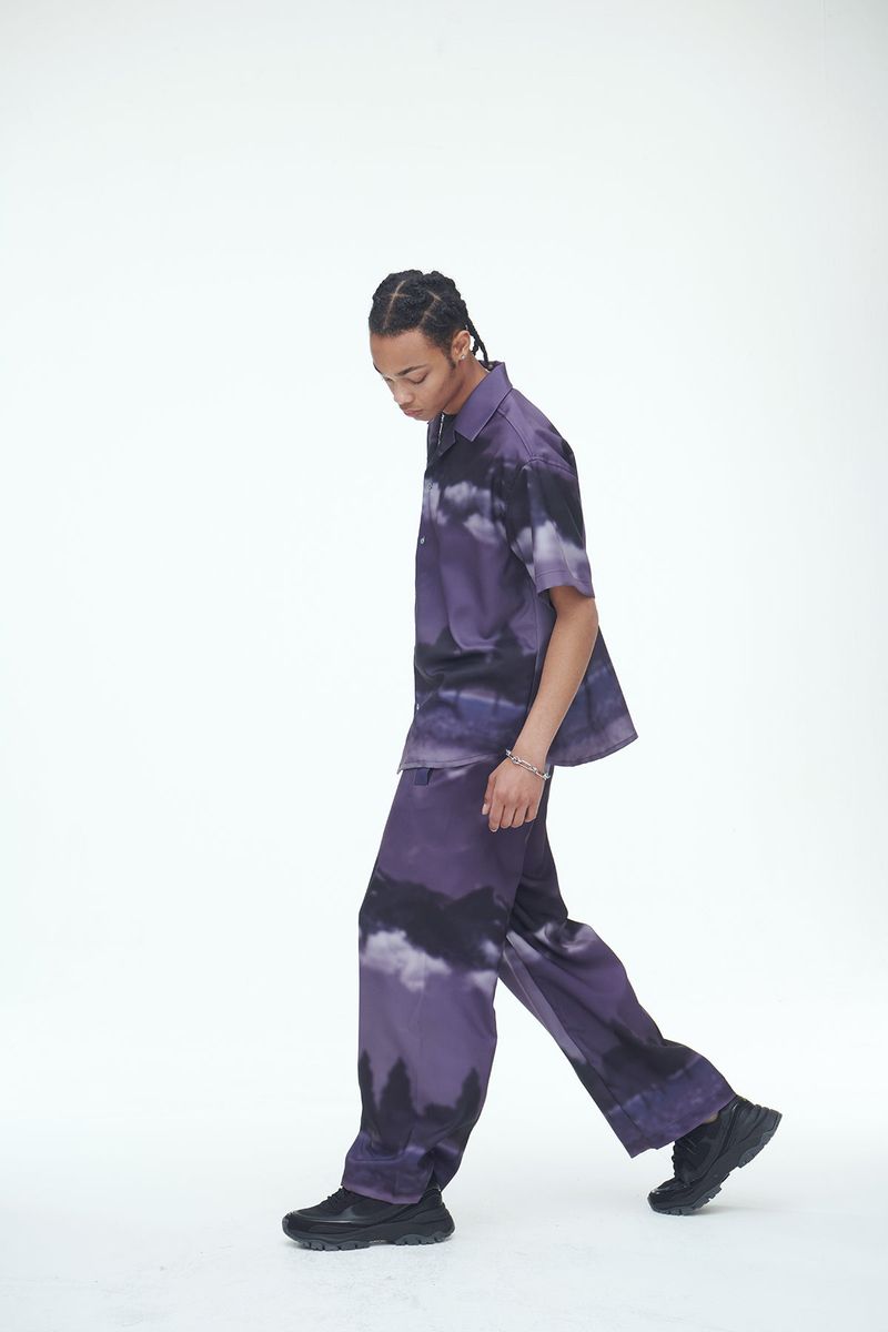 Purple Wind Flow Shirts