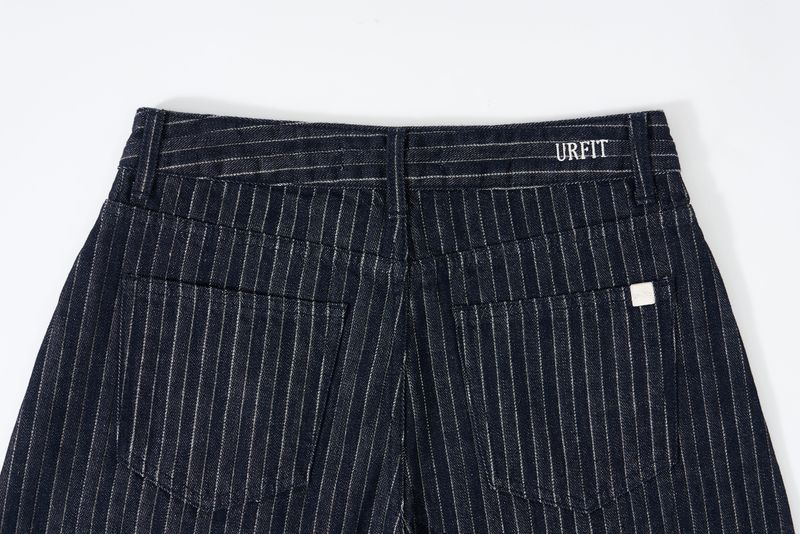 MOOD INDIGO PIN STRIPE CURVED DENIM code 26200