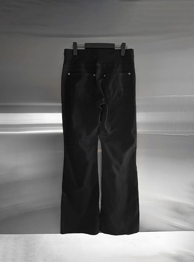 Shibori Straight Cotton Pants