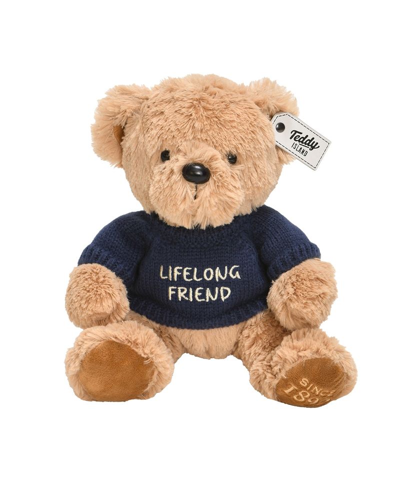 TEDDY ISLAND（テディアイランド）の「Message Teddybear [NAVY]（Toys/Key Holders）」