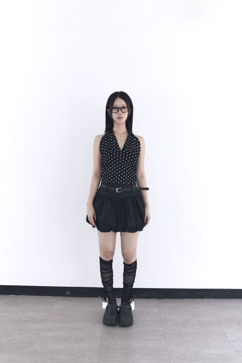 aoyu（アオユ）の「Dot halterneck sleeveless（Tops）」
