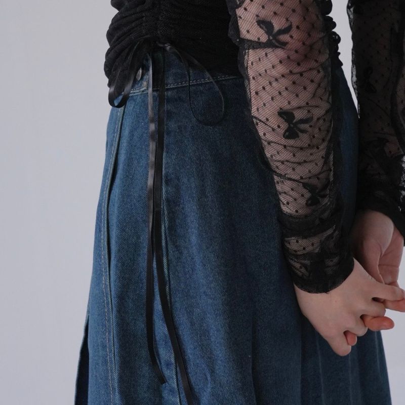 sheer ribbon tops