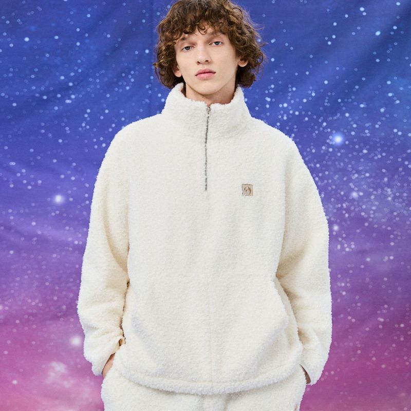 WaiKei（ワイケイ）の「Half zipup boucle fleece anorak（Jackets/Outerwear）」