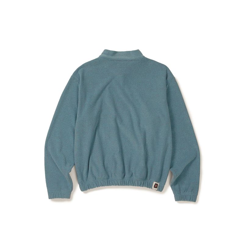 Surface fleece pullover / Dusty aqua