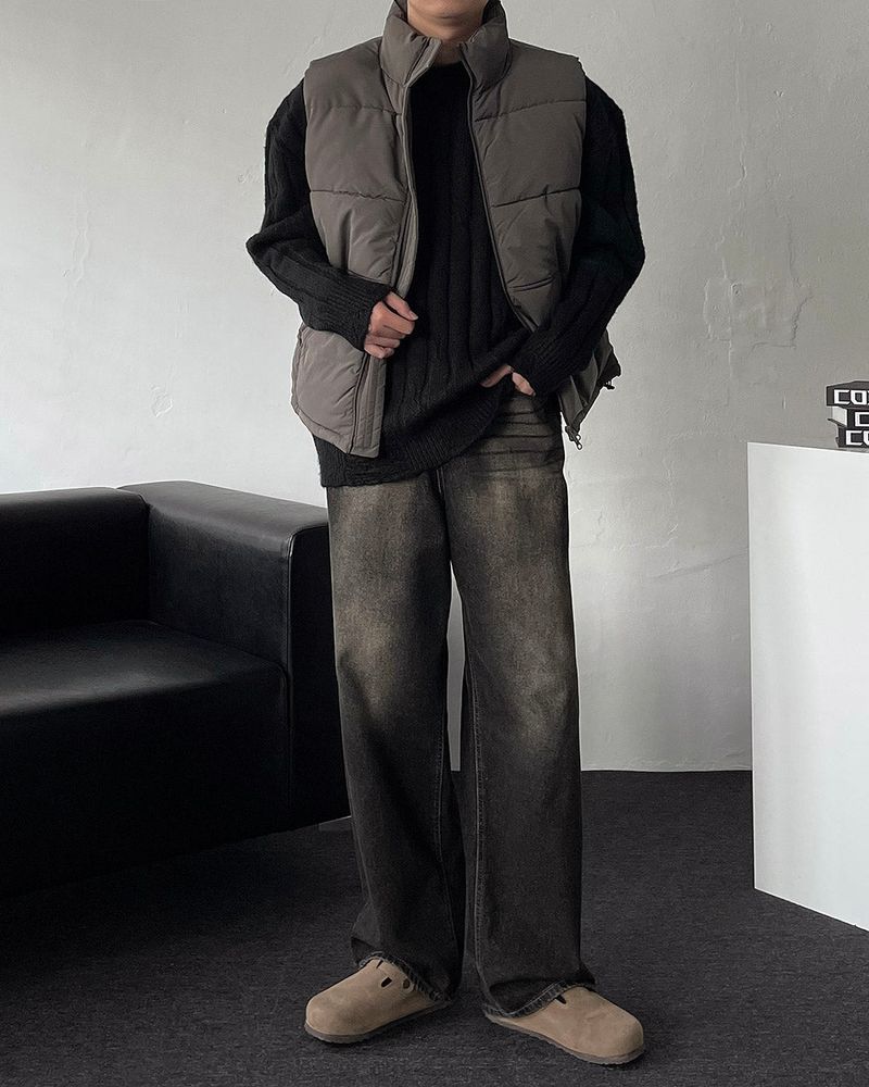 MG Wool Blend Damage Knitwear (4 colors)