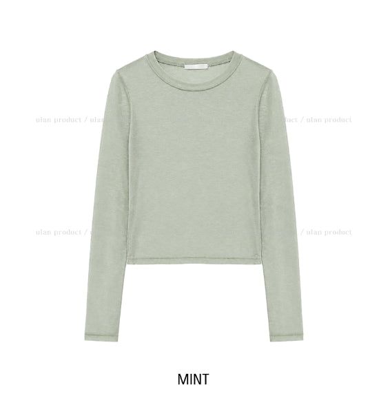 Poe Tencel Round Long Sleeve