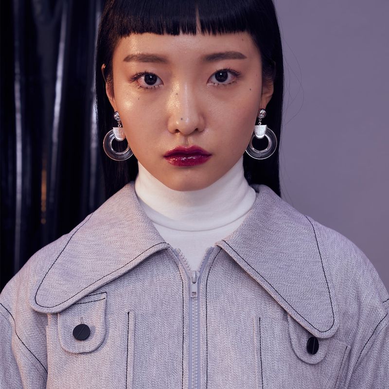 WHITE denim jacket